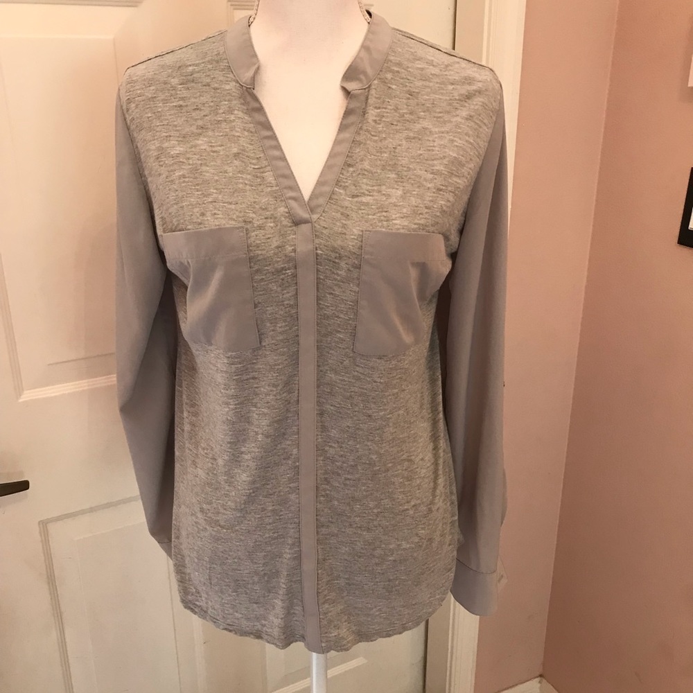 Style & Co top with adjustable sleeves